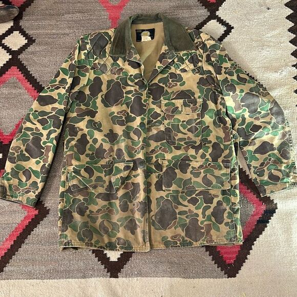 Vintage 50s Sears Camo Bird Hunting Shooting Jacket